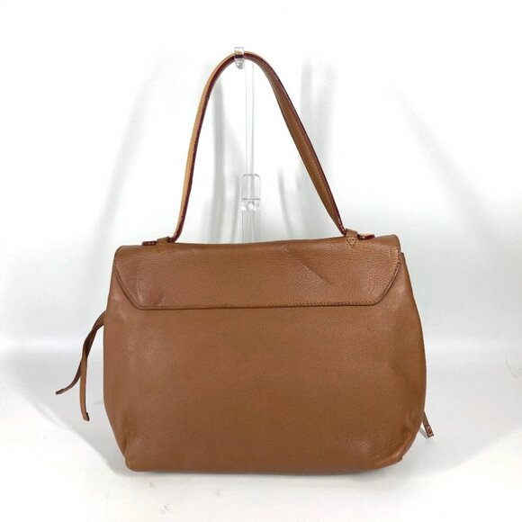 LOUIS VUITTON Rock Me MM Tote Bag Shoulder Flap Shoulder Bag Leather Brown - Picture 14 of 15